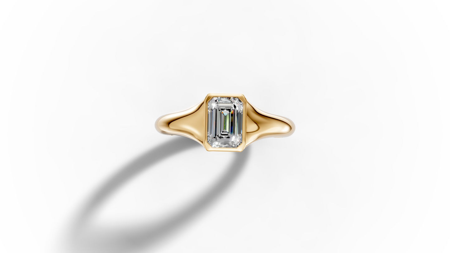 0.85 Ct Lab Diamond Emerald Shape