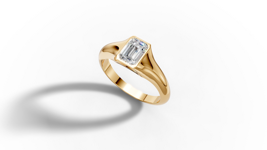 0.85 Ct Lab Diamond Emerald Shape