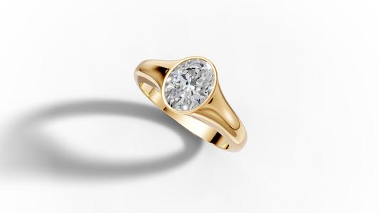 1.1 Ct Lab Diamond Oval Shape