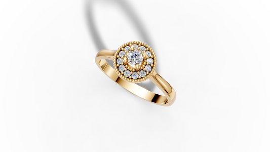 0.3 Ct Engagement Diamond Ring